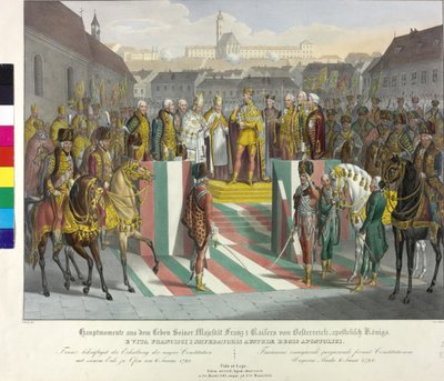 Coronation in Stove 1792 by Johann Nepomuk Hoechle