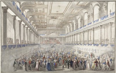 Redoute Paré During the Congress of Vienna on October 9, 1814 by Johann Nepomuk Hoechle