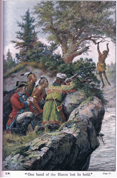 One Hand of the Huron Lost Its Hold by Johann Nepomuk Schonberg