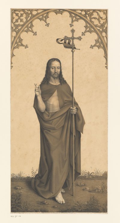 Christ with Staff (Works from the Collection of the Boisserée Brothers) by Johann Nepomuk Strixner