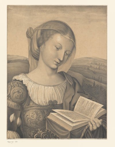 Saint Catherine with Book by Johann Nepomuk Strixner