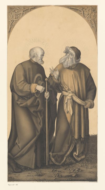 Saint Joseph and Joachim by Johann Nepomuk Strixner