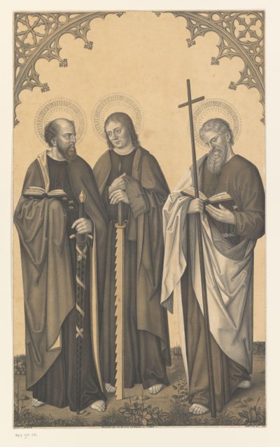 Saint Paul, Simon, and Philip by Johann Nepomuk Strixner