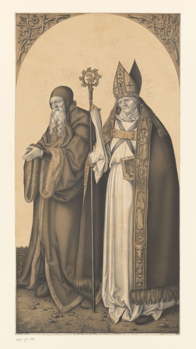 Saint Simon and Lazarus (series title: Works from the Collection of the Boisserée Brothers) by Johann Nepomuk Strixner