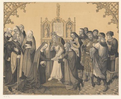 Marriage of Joseph and Mary (series title: Works from the Collection of the Boisserée Brothers) by Johann Nepomuk Strixner