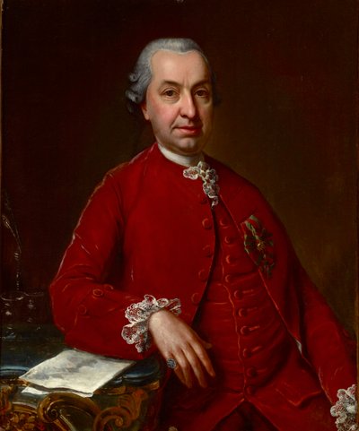 Portrait of Baron Samuel von Brukenthal (1721-1803), governor of the Grand Principality of Transylvania, by Johann Nepomuk Della Croce (1736-1819). Oil on canvas, c. 1790. Dimension: 93x71 cm. Muzeul National Brukenthal, Sibiu by Johann Nepomuk della Croce