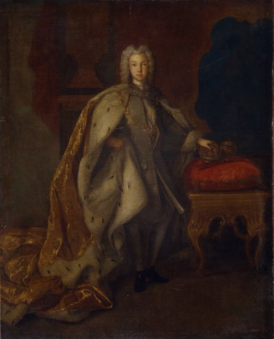 Portrait of Tsar Peter II of Russia, 1728 by Johann Paul Luedden