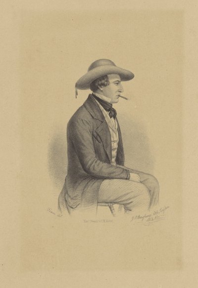 Portrait of Jean Henri de Laat de Kanter by Johann Peter Berghaus