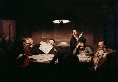 The Reading Room by Johann Peter Hasenclever