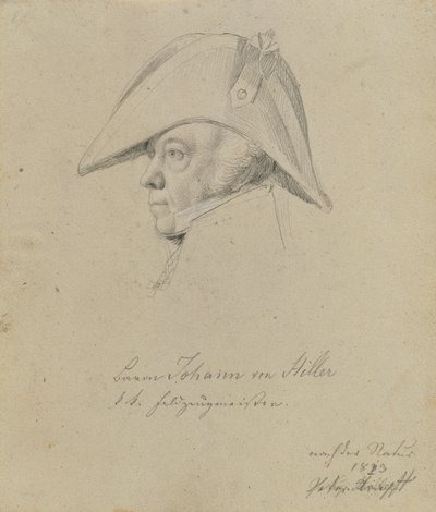 Baron Johann von Hiller by Johann Peter Krafft