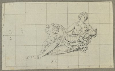 Fountain in the Peach Garden of the Upper Belvedere by Johann Peter Krafft