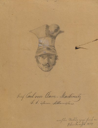 Count Carl von Clam-Martiniz by Johann Peter Krafft