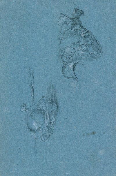 Helmet Studies by Johann Peter Krafft