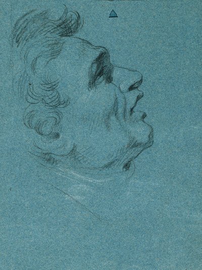 Head Study for the Wall Paintings in the Hofburg by Johann Peter Krafft