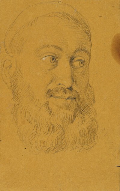 Portrait Study of Rudolf von Habsburg and the Priest by Johann Peter Krafft