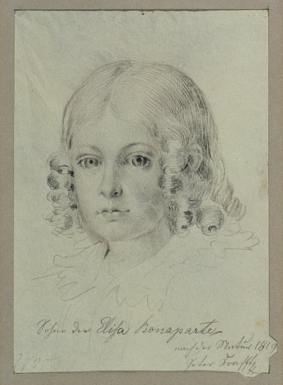 Son of Elisa Bonaparte by Johann Peter Krafft