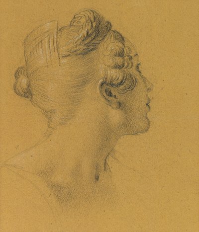 Female Study for the Wall Paintings in the Hofburg by Johann Peter Krafft