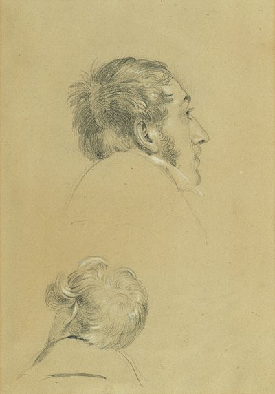 Two Head Studies for 