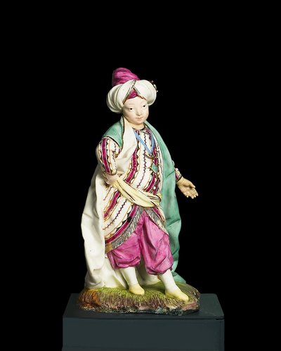 Boy Dressed as a Sultan, Hochst Manufactory, c.1770 by Johann Peter Melchior