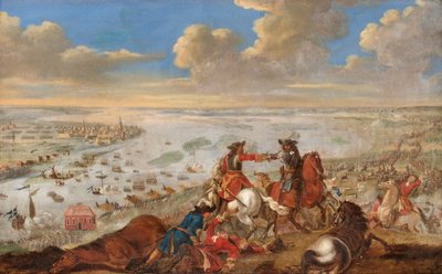 Charles XII is Crossing the Duna by Johann Philip Lemke