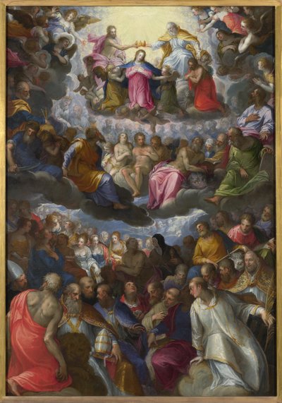 The Coronation of the Virgin by Johann Rottenhammer