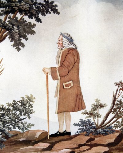 Portrait of Voltaire, French writer (1694-1778) - in 