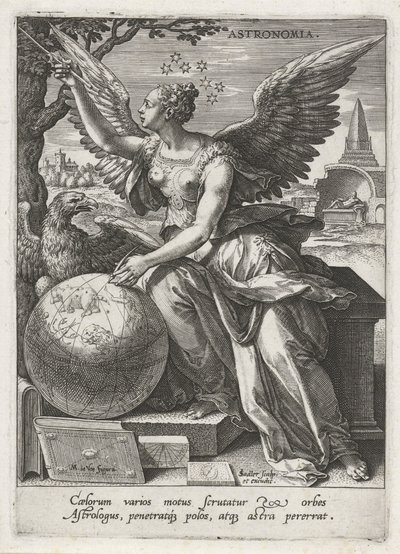 Astronomy (The Seven Liberal Arts) by Johann Sadeler (I)