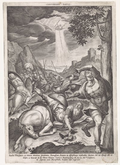 Conversion of Paul by Johann Sadeler (I)