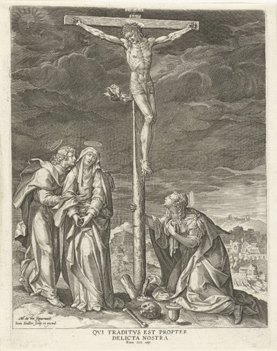 Christ on the Cross by Johann Sadeler (I)