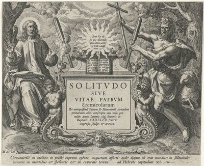 Christ and John the Baptist by Johann Sadeler (I)