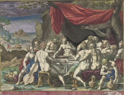 Humanity Before the Flood (As It Was in the Days of Noah) by Johann Sadeler (I)