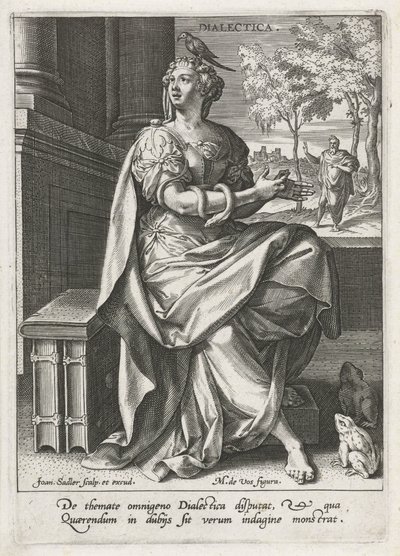 Dialectic (The Seven Liberal Arts) by Johann Sadeler (I)