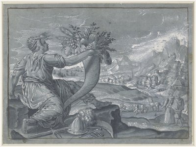 Europa by Johann Sadeler (I)