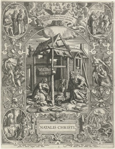 Birth of Christ: Christmas (The Four Major Christian Holidays) by Johann Sadeler (I)