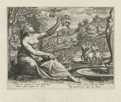 Spring (The Four Seasons) by Johann Sadeler (I)
