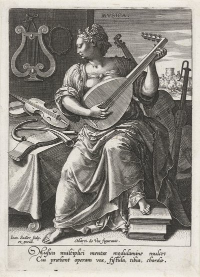 Music from The Seven Liberal Arts (series title) by Johann Sadeler (I)