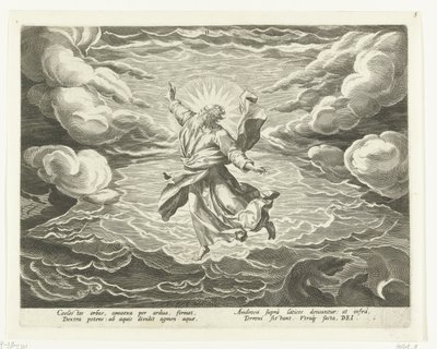 Creation of the Air and Water by Johann Sadeler (I)