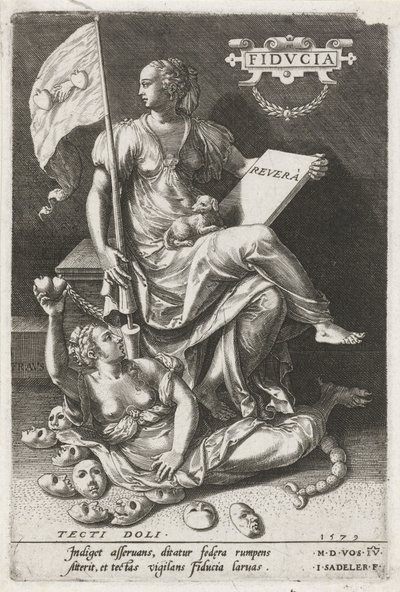 Trust Overcomes Secret Deceit by Johann Sadeler (I)