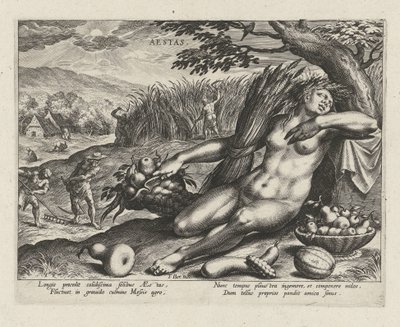 Summer (The Four Seasons) by Johann Sadeler (I)