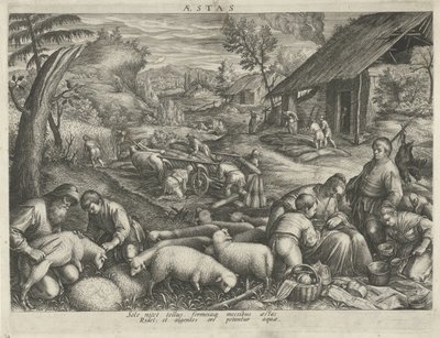 Summer (series title: Four Seasons) by Johann Sadeler (I)