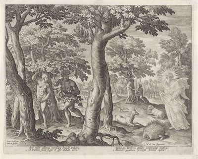 The Fall of Man by Johann Sadeler (I)