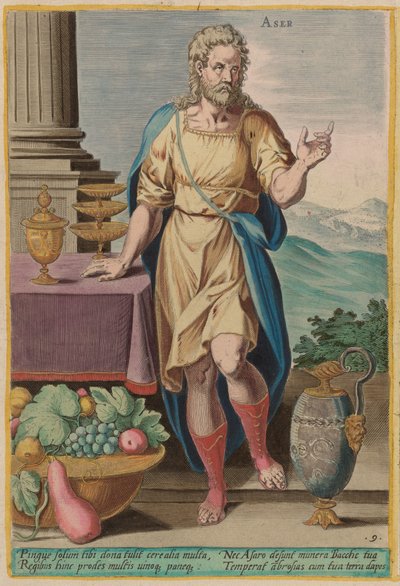 Aser by Johann Sadeler I