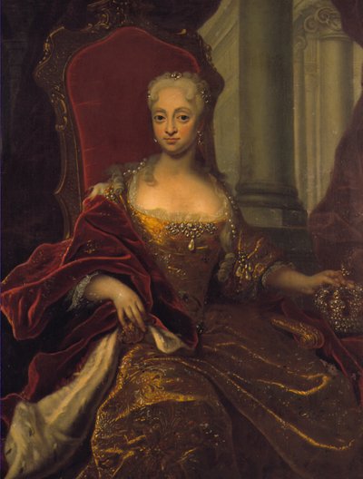 Louise of Mecklenburg-Denmark by Johann Salomon Wahl
