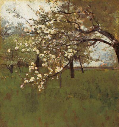 Blossoming Apple Tree by Johann Sperl