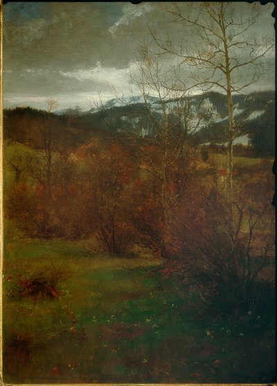 Early Spring in the Alpine Foothills by Johann Sperl