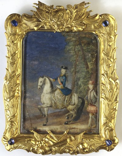 Equestrian Portrait of Empress Catherine II by Johann Stenglin
