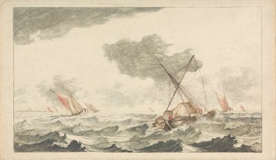 Castles, Ruins and Seascapes - Six Colored Engravings by Johann Teyler