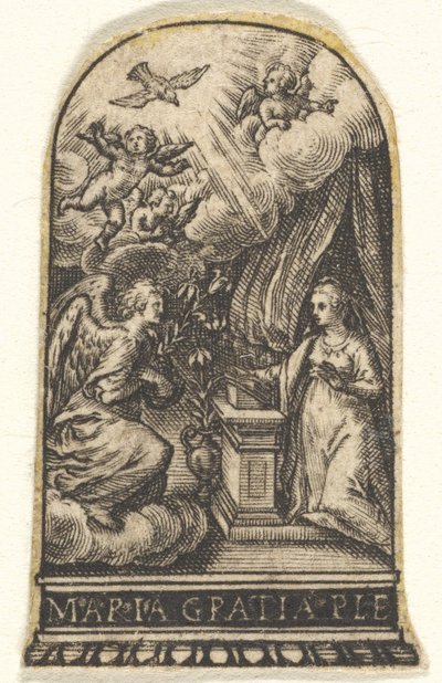 Annunciation by Johann Theodor de Bry