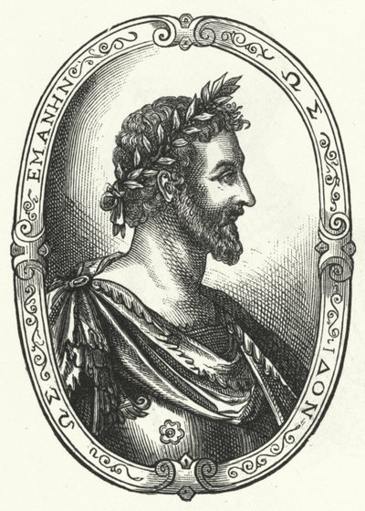Pierre Ronsard, French poet by Johann Theodor de Bry