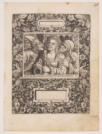 Plate from Emblemata Nobilitati et Vulgo Scitu Digna by Johann Theodor de Bry